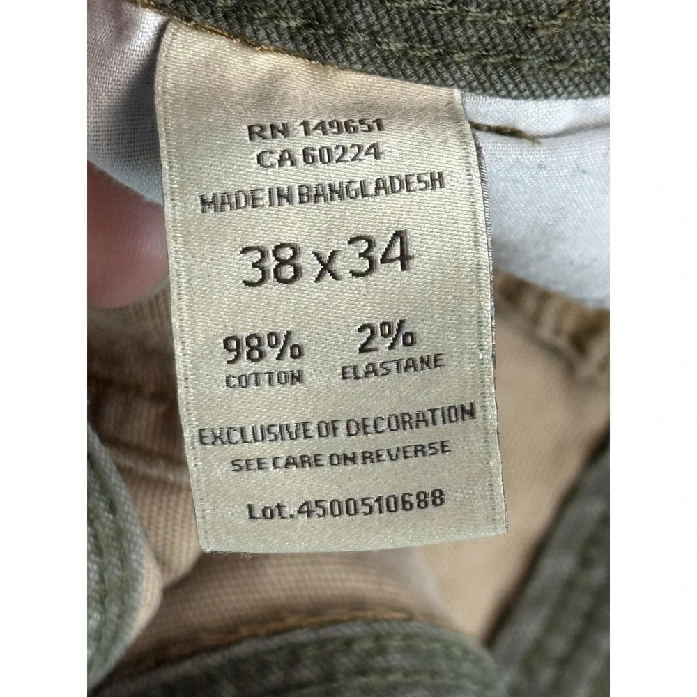 Legendary Outfitters Pants Mens 38x34 Beige Relaxed Fit Carpenter Workwear